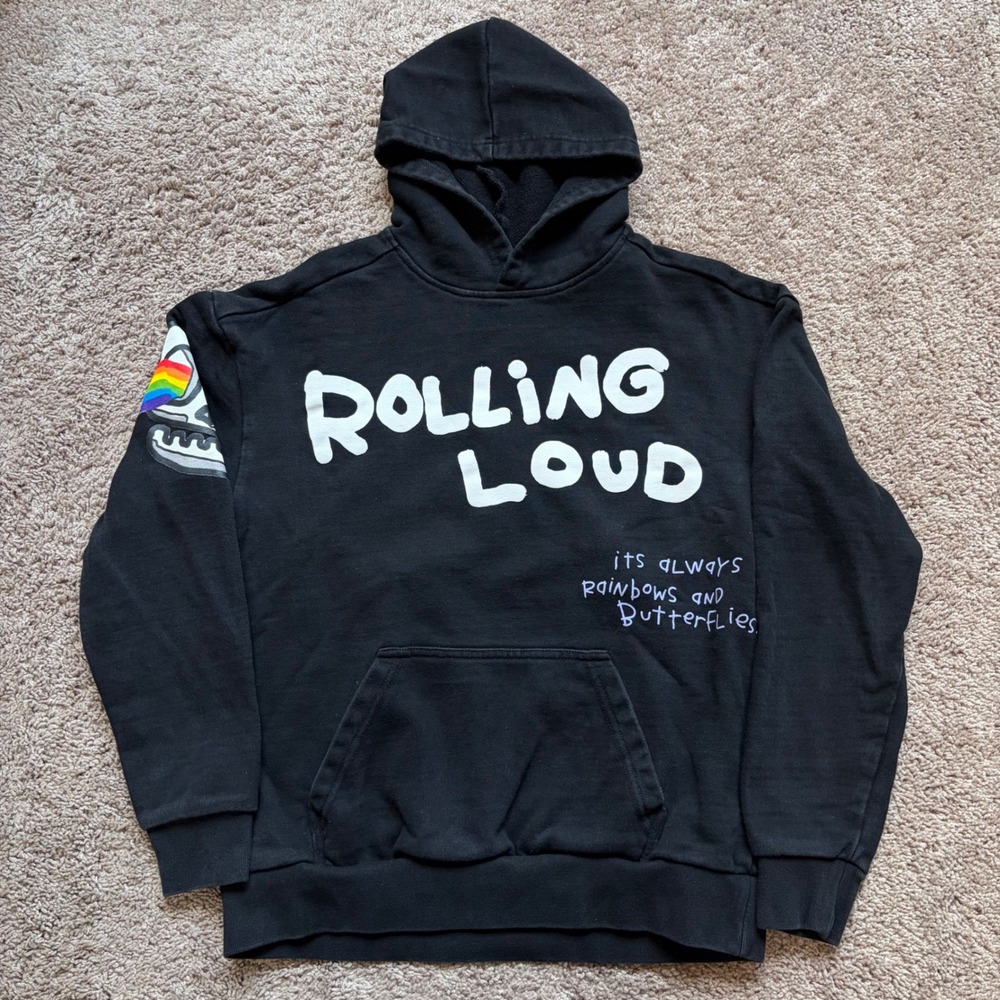 Rolling Loud Black Hoodie Size S